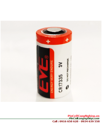 EVE CR17335; Pin nuôi nguồn PLC EVE CR17335 lithium 3.0v (17mmx33.5mm) 2/3A 1500mAh
